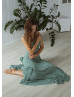 Sage Jersey Popular Maxi Bridesmaid Dress